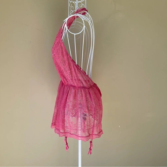 Victoria’s Secret Pink Mesh Racerback Negligee Garters M - Picture 3 of 8
